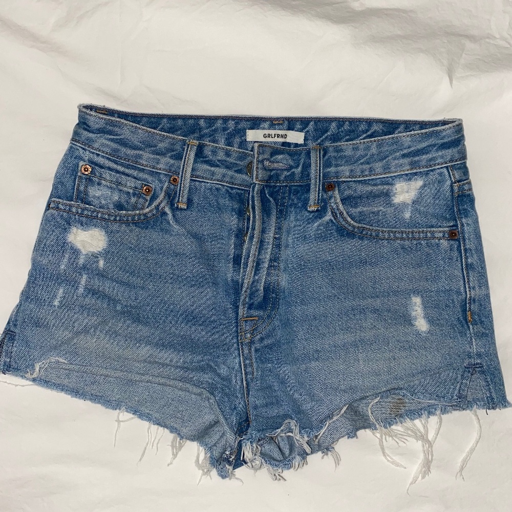 GRLFRND denim shorts